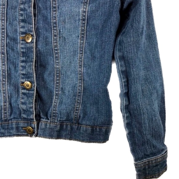 Macy’s EPIC THREADS Denim Jacket Light Distressing Kids Sz M - Picture 4 of 5